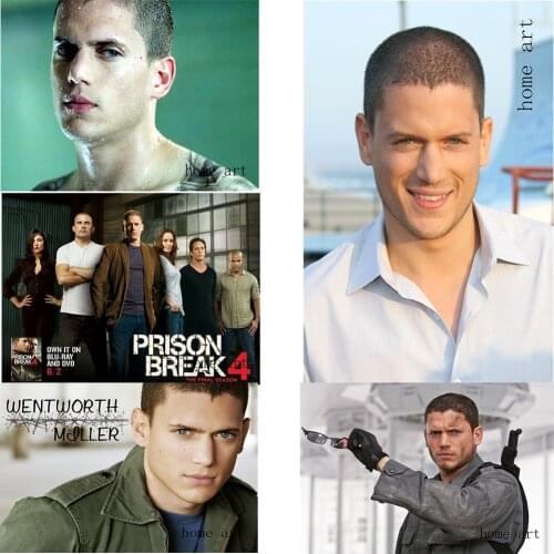 Prison Reak Poster Clear Image Wall Stickers Home Decoration Good Quality Prints White Coated Paper home art Brand