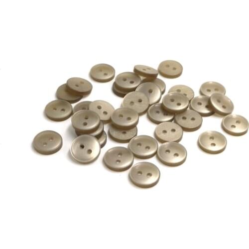 11mm Sewing Accessories 100pcs coffee Resin Buttons For Baby Accessoires Wholesale