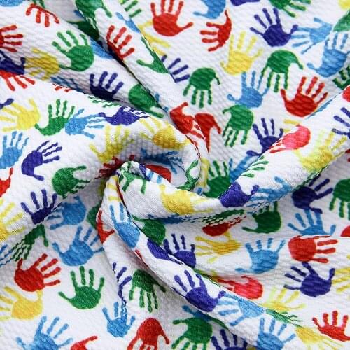 50*145cm Hand Butterfly Jacquard Bullet Twill Bubble Knit Fabric Sewing Quilting Fabrics for Needlework DIY,c10013