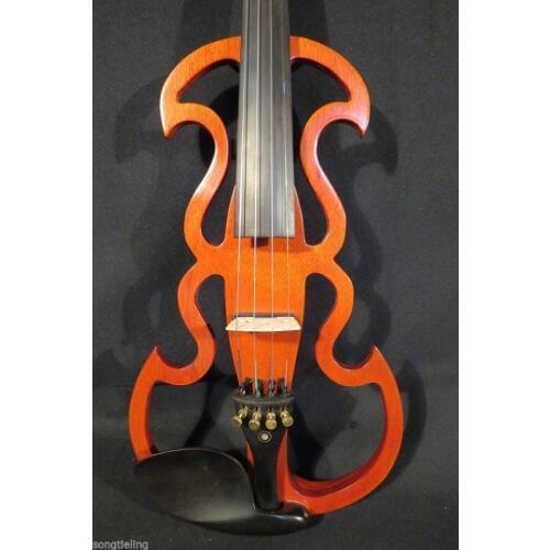 SONG Brand light brown streamline 4/4 electric violin,solid wood