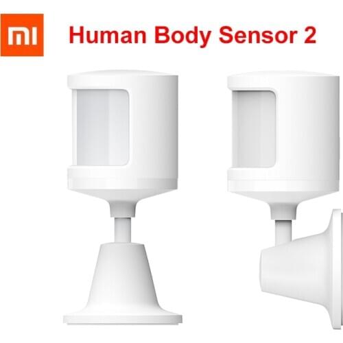 2021 Xiaomi Mijia Human Body Sensor 2 with Holder Body Movement Monitor Intelligent Linkage Work with Mijia APP for Smart Home
