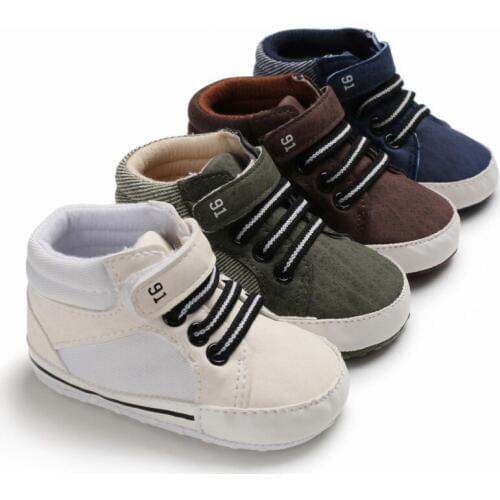 Baby Boys Shoes Spring Breathable Anti-Slip Toddler Shoes Sneakers Toddler Soft Soled First Walkers