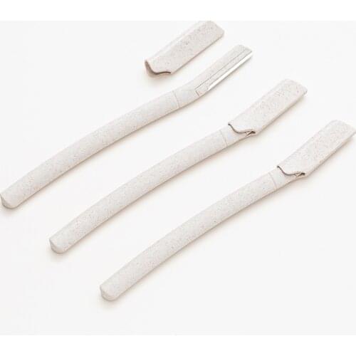 Eco-friendly Disposable Eyebrow Razors Hair Removers for Women Beauty Makeup Tools 3 Pcs/Box
