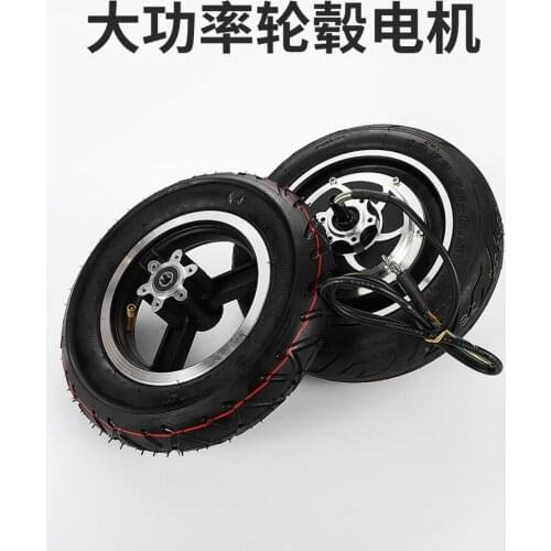 Electric Scooter 8 Inch 10 Inch Motor Tire with Inner and Outer Tires 200x50 Black Red Wheel Hub 36V 48V Scooter Accessories
