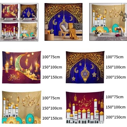 Tapestry Eid Mubarak Wall ing Decoration Ornaments Dorm Living Room