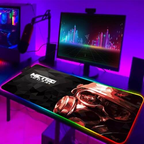 Metro 2033 Gaming Mouse Pad RGB Mousepad Keyboard Cover Non-Slip Rubber Base Computer Carpet Desk Mat PC Gamer MousePad 900x400