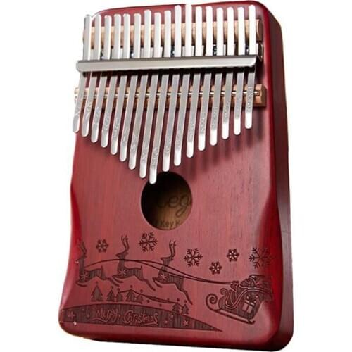Cega Kalimba 17 Keys,Kalimba Thumb Finger Piano,Wooden Marimba Christmas Gift for Music Lover,Children,Beginners,Etc