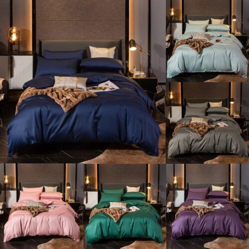 Luxury Egyptian Cotton Bedding Set Family set Twin Queen size Duvet Cover Bed Set and 2 Pillow Shams Ultra Soft and Easy Care