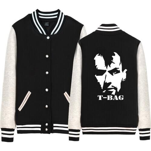 Prison Break T-Bag Fox River Man jacket Boy Coat Single breasted Baseball Fleece Autumn Winter Couple Clothes ZIIART