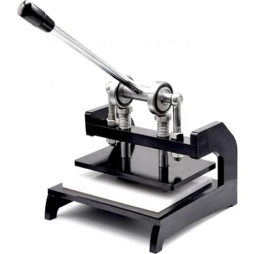 Multi-function manual press manual knife die cutting machine leather cloth cutting machine punching machine embossing machine