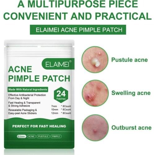 ELAIMI Face Lighten Acne Invisible Sticker Treatment Pimple Master Patch Face Spot Scar Care Treatment Stickers TSLM1