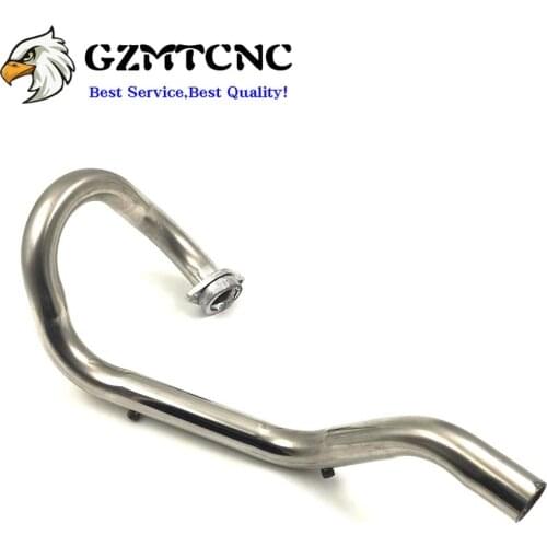 For Yamaha Serow/XT 225 TW 200/125 Serow225 XT225 TW200 TW125 Front Exhaust Pipe Tube Muffler Silencer Stainless Steel