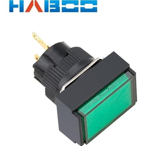 HABOO 16mm rectangular indicator light12v24v signal lamp 2 PIN
