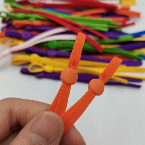 5MM Elastic Band Cords Colorful Earloop Lanyard Earmuff Rope Adjustable Mask Sewing Buckle Stretchy MaskDIY Making Supply