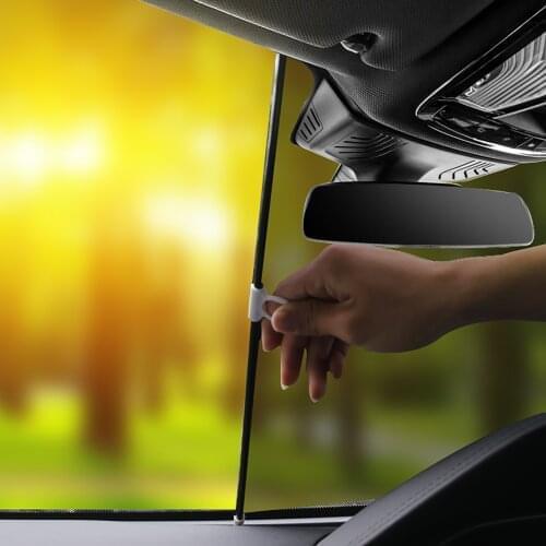 Car Windshield Sunshade Cover Automatic Retractable Sunblind Sun Protection For Car Front/Rear/Side Window Windshield Sun Shade