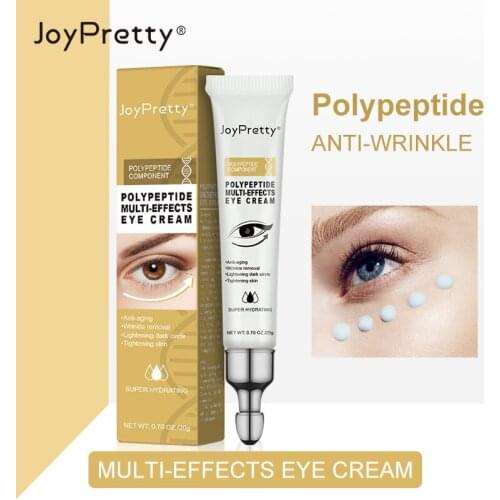 JoyPretty Eye Bags Anti Wrinkle Cream Dark Circle Remover Lighten Fine Lines Moisturizing Whitening Cream Eyes Care Cosmetics