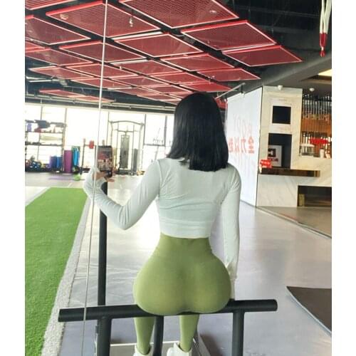 Women Fitness Yoga Pants Bubble Butt Seamless Leggings High Waist Slim Elastic Tights Running Sports Leggings Gym Girl Tights