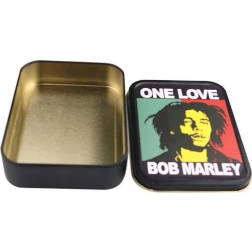 Tinplate Cigarette Box Tobacco Box 20 Sticks of Tobacco Moisturizing Moisture-proof Moldy Cigarette Case Bob Marley