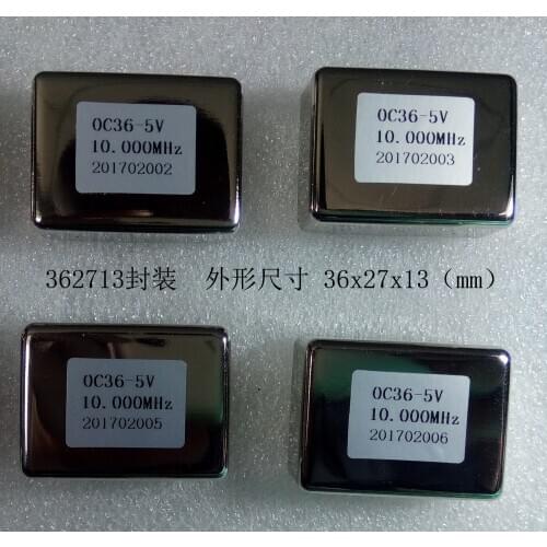 1pcs 10MHz Crystal Oscillator VCOCXO 36x27x13 (mm) OCXO Low Noise, Low Power Consumption, High Stability