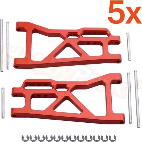 10pcs/Lot Aluminum Rear Lower Suspension Arms 513008 For FS Racing 1/10 Monster Truck 51805 FS538 10YW, Buggy 53625 FS539 10YW