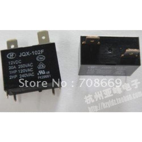 10PCS power relay JQX-102F,Hongfa relay HF102F DC24V