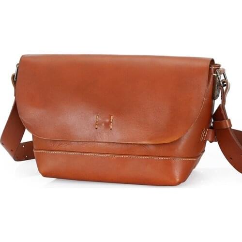 2021 Messenger Bags For Men Natural Cowhide Briefcase Bag Retro High Quality Luxury Genuine Leather Shoulder Mens Crossbody Bag