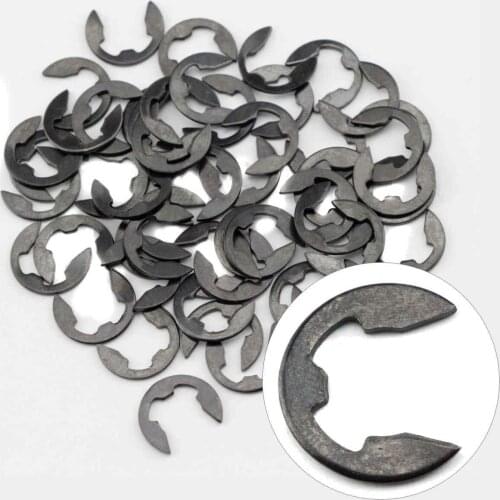 50pcs x E-clip Snap Ring for MS170 MS180 MS250 MS260 MS361 MS440 MS460 MS660 8mm Accessories