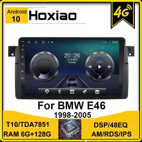For BMW M3 E46 316i 318i 1998-2006 3 Series Car android GPS Radio Stereo WIFI Free MAP Quad Core 2 din Car Multimedia Player
