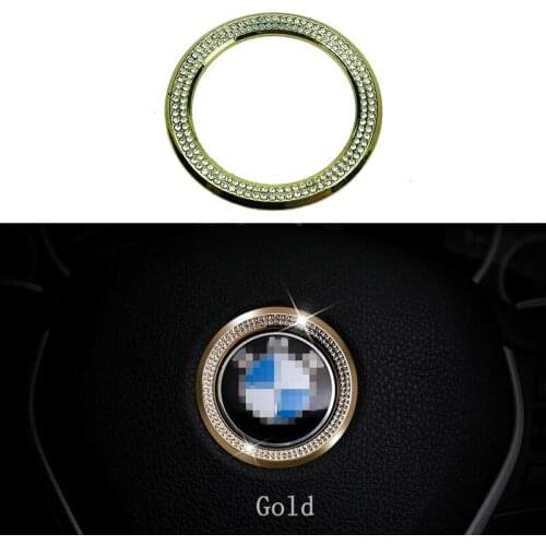 Car Styling Decoration Ring Steering Wheel Circle Sticker For BMW M3 M5 E36 E46 E60 E90 E92 X1 F48 X3 X5 X6 Auto Accessories