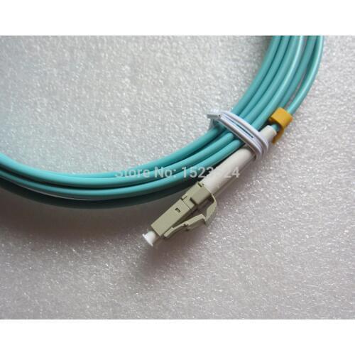 Free Shipping Fiber Optic Patch Cord OM3 10G 50/125 LC/UPC-LC/UPC Multimode Simplex 3mm 15 Meters