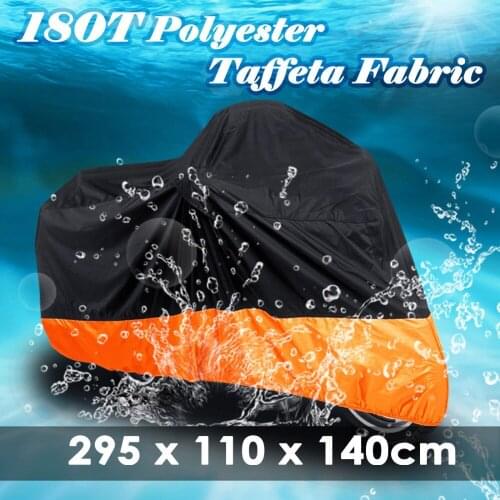 Motorcycle Cover All Season Waterproof Outdoor Protection Fit for 108 inch Tour Bikes ,Protect Against Dust, Rain and Weather