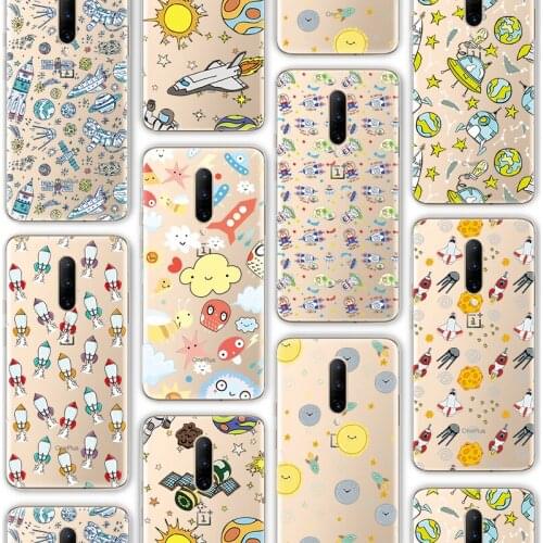 Ciciber Funda Luxury Case for Oneplus 9 7 8 9R 8T 7T 6 6T Nord N10 N100 Pro Soft Silicone Fashion Astronaut Rocket Coque Shell