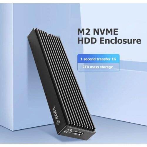 ORICO LSDT M.2 NVMe Box 10Gbps USB C Gen2 PCIe SSD Case NVMe M.2 SATA NGFF 5Gbps Drive Enclosure For 2230/2242/2260/2280 SSD