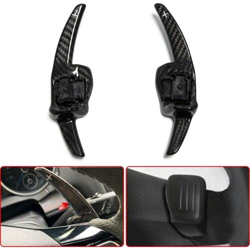 Steering Wheel Shift Paddle Shifter Extended Replacement Trim Accessories For VW GOLF 6 MK5 MK6 Jetta GTI R20 R36 CC B6 B7