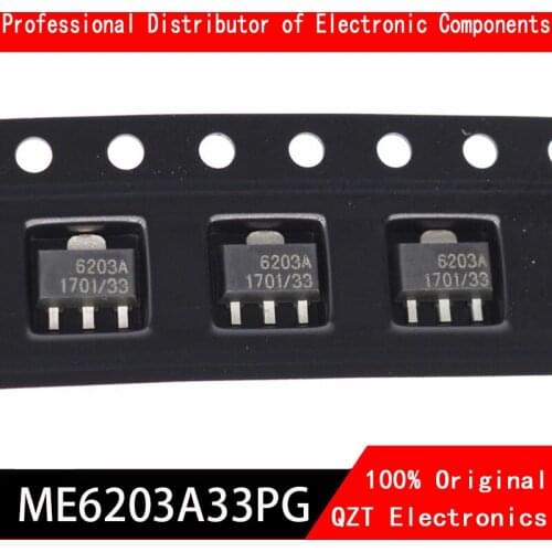 ME6203A33PG SMD SOT89 6203A-3.3V High voltage resistant low power consumption LDO