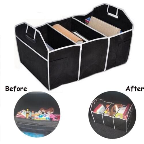 Car Trunk Organizer Storage Box Folding Car Storage Box Trunk Bag Boot Organizer Travel Tools Stowing Tidying Container Box