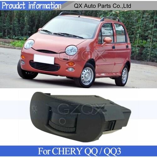CAPQX Headlight adjustment switch Light switch button For CHERY QQ / QQ3 Headlight switch
