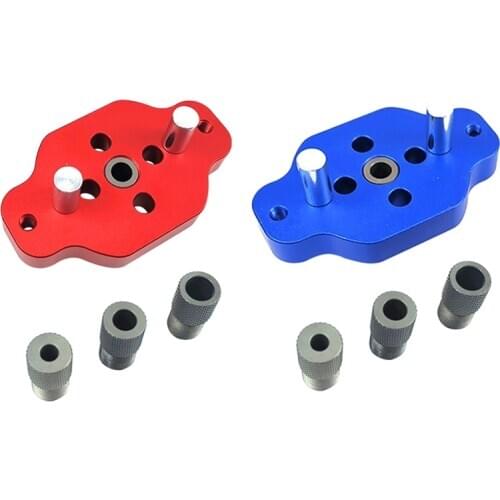 Aluminum Alloy Drilling Positioner Woodworking Carpentry ToolsTemplate Straight Hole Guide Locator