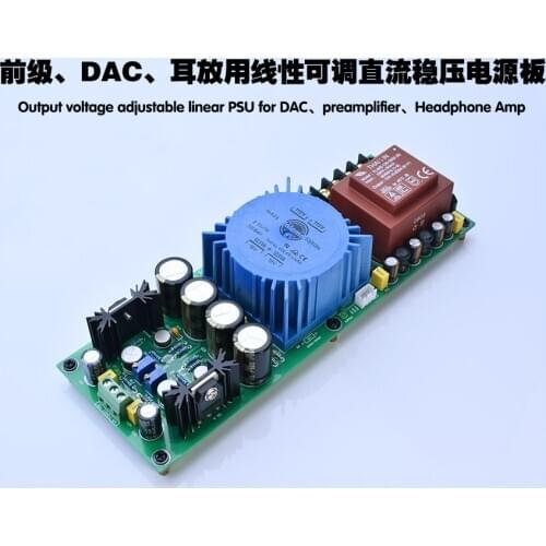 Adjustable DC Linear Voltage Stabilization Fever Power Board Pre-Decoding DAC