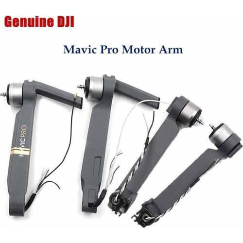 Original Front Back Left Right Mavic Pro Motor Arm With Cable Spare parts DJI Mavic pro Arm with motor Repair Accessories