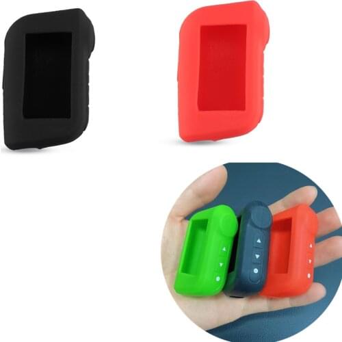 Silicone Auto Key Case for Starline A93 A63 Russian Version Two Way Car Alarm LCD Remote Controller Keychain Fob Cover
