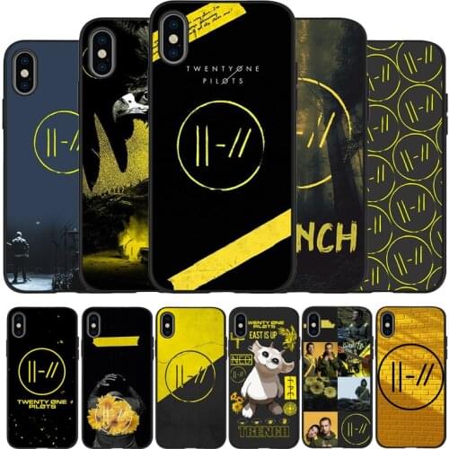 Twenty One Pilot Black TPU Silicone Soft Phone Case For iPhone 11 Pro Max X XS MAX 5 6 7 8 Plus