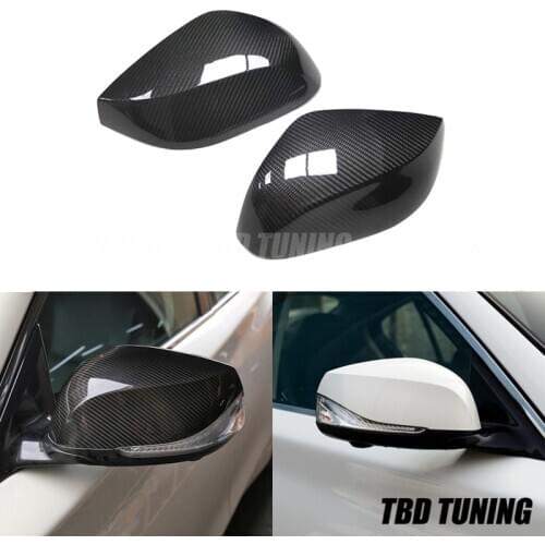 Replacement Type For Infiniti Q50 Q50S Full Dry Carbon Rear View Mirror Cover 2014 2015 2016 2017 2015 2019 Q60 QX30 Q70 Mirror