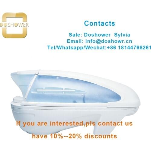 Led lights spa capsule with hydro capsule spa for oxygen spa capsule