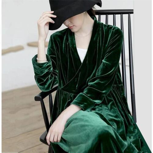 5XL 6XL 7XL Winter Women Maxi Dress Plus Size Spring vintage Evening velour Party Dress Big Size Autunm velvet dress Vestidos