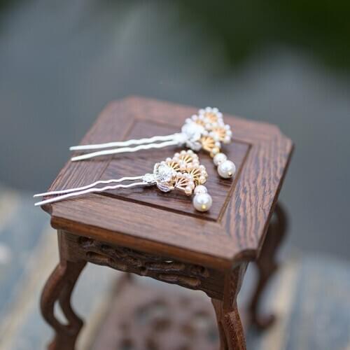 1pcs Handmade Creative Retro Headdress Cute Hair Accessories Decor Tassel Hair Stick Cosplay Prop Women Girl Gift