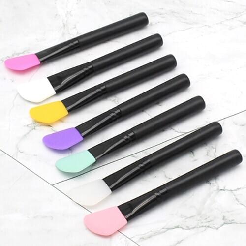 1Pcs 4Colors Silicone Face Mask Brush Facial Mud Mixing Applicator Makeup Brush Skin Care DIY Cosmetic Beauty Tools maquiagem