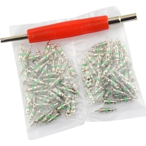101pcs Car Truck R12 Air Conditioning A/C Valve Core&Remover Opener Tool Kit