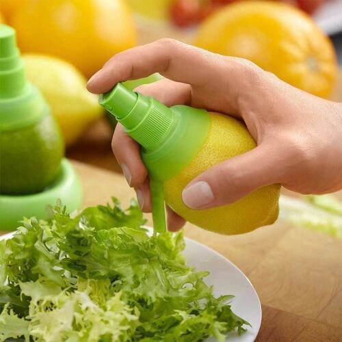3 Pcs Lemon Juice Sprayer Citrus Spray Hand Fruit Juicer Squeezer Lime Kitchen