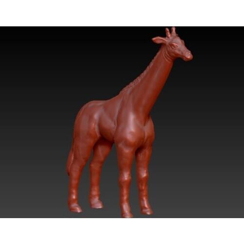 3D model for cnc or 3D printers in STL file format giraffe